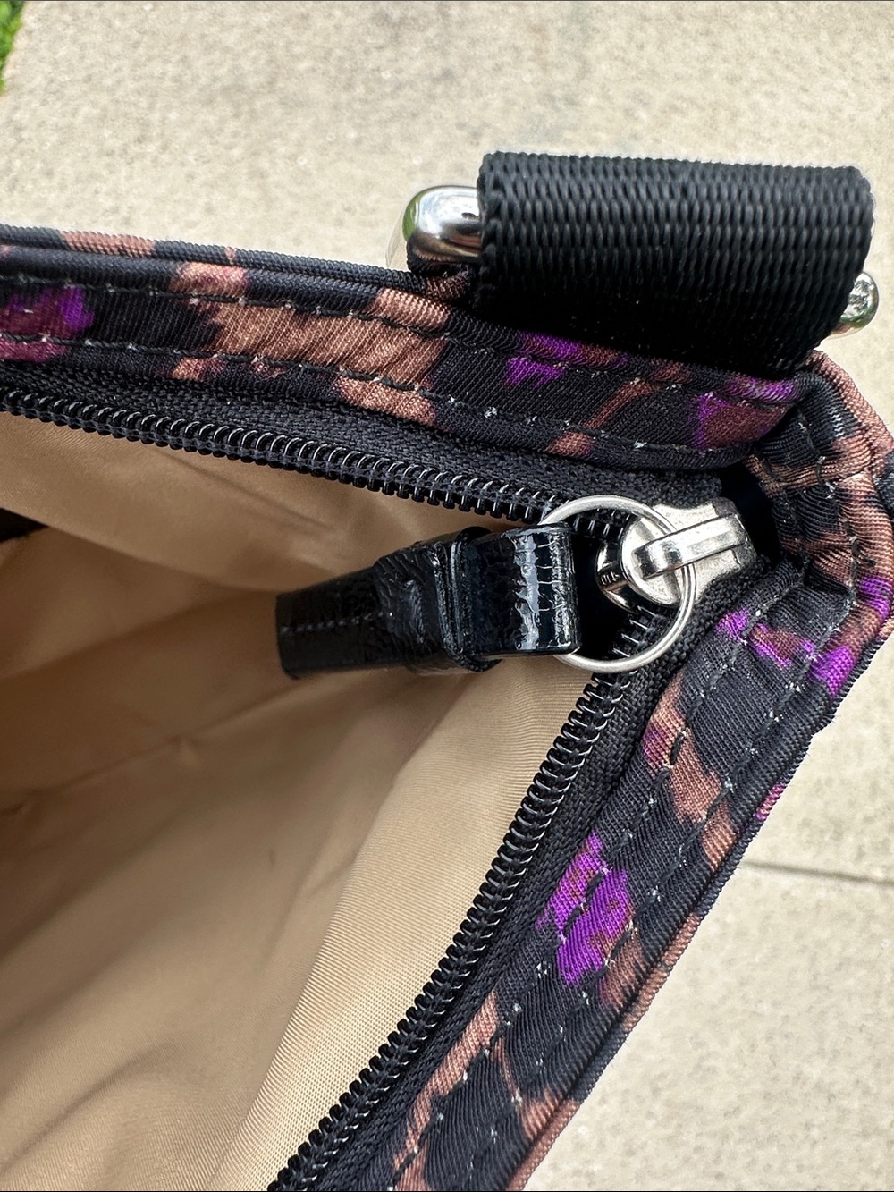 Coach Leopard Print Crossbody Bag in Purple and Brown - Picture 7 of 11